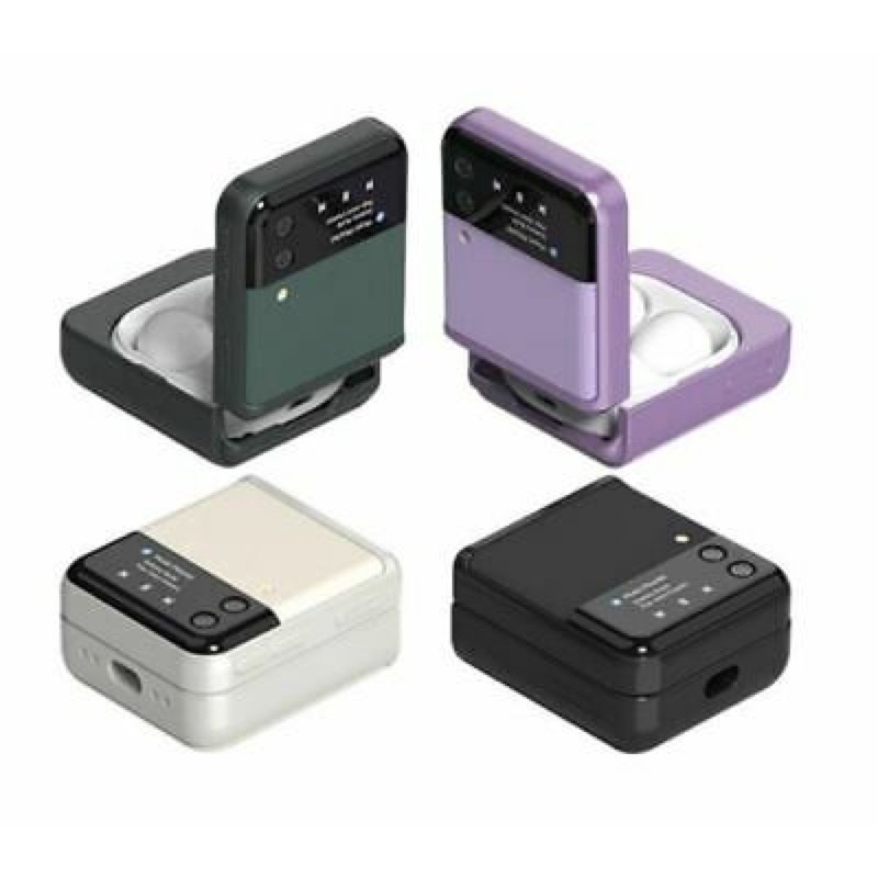 Chính hãng-Case buds/Ốp bảo vệ tai nghe Galaxy Buds 2 Pro/Buds 2/ Buds Live/ Buds Pro hình điện thoại Z Flip