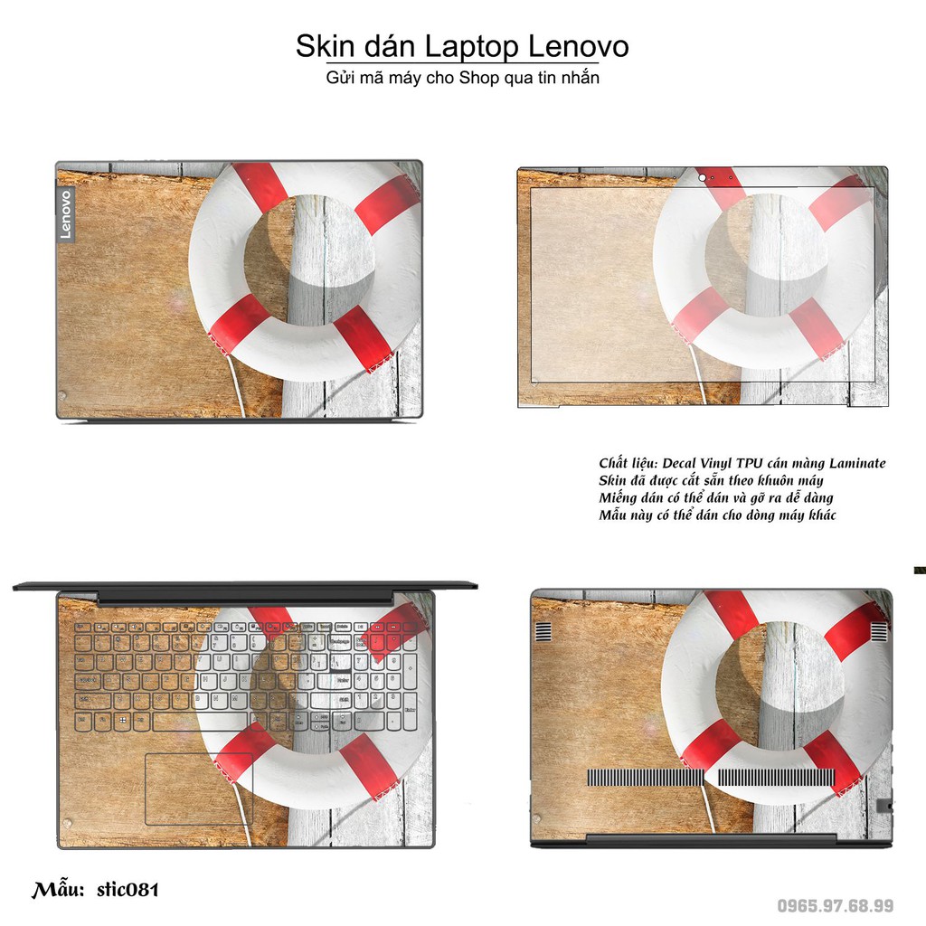 Skin dán Laptop Lenovo in hình Hoa văn sticker nhiều mẫu 14 (inbox mã máy cho Shop)