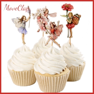 Set 24 Topper Trang Trí Bánh Kem Hình Nàng Tiên Xinh Xắn Lzdxwcke3