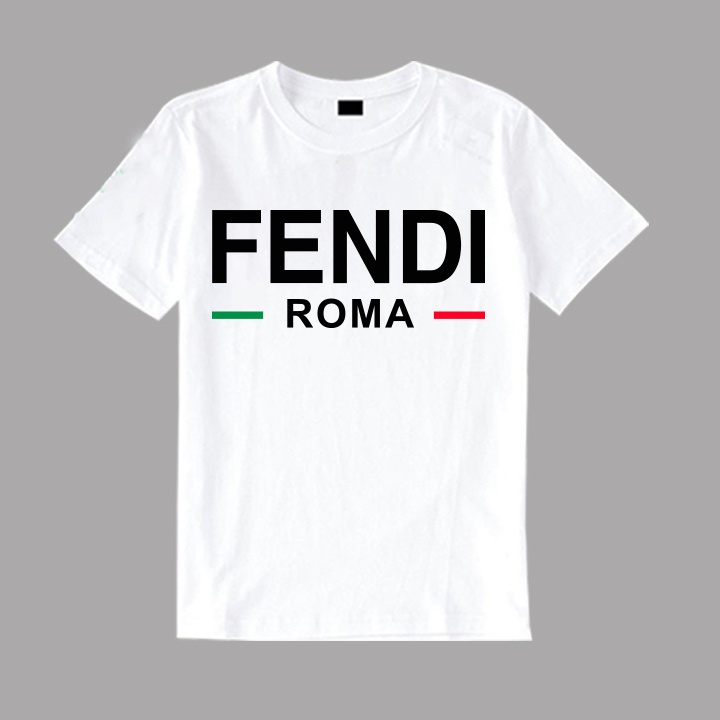 ÁO THUN FNDI ROMA NAM NỮ VẢI THUN COTTON MỀM MỊN