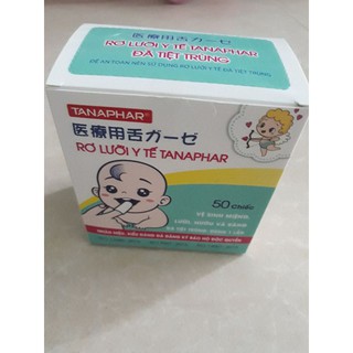 Gạc rơ lưỡi y tế Tanaphar H50 cái