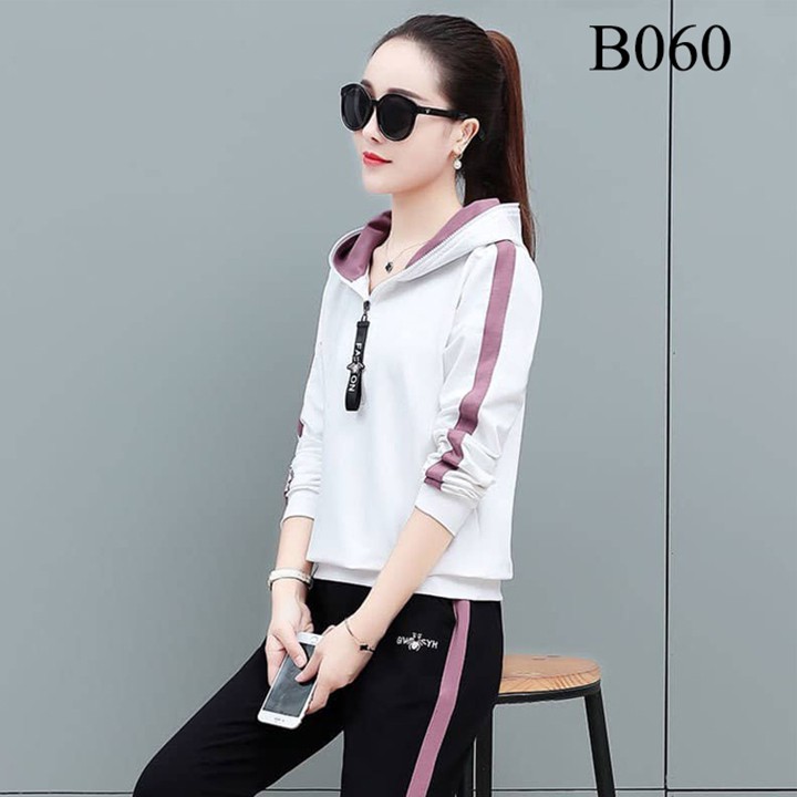 [Bunny]  Đồ bộ nữ, Bộ đồ mặc nhà thu đông,Áo khóac thu đông phong cách