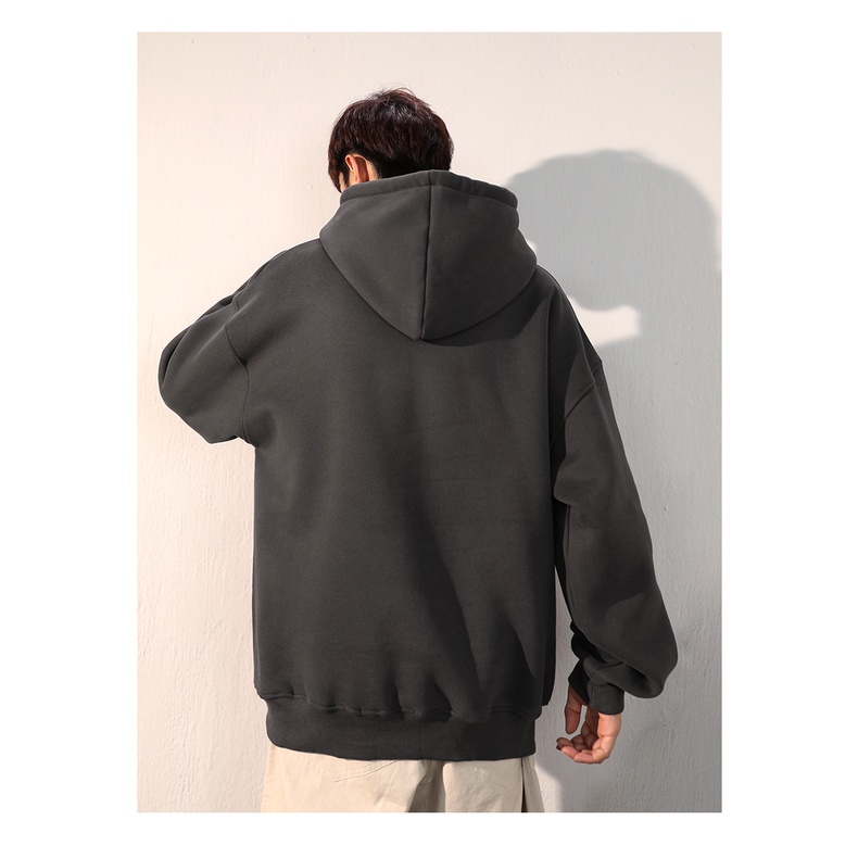 Áo Hoodie Nỉ Phối Mũ Trùm Đầu 2 Lớp Siêu Dày Cộp Phong Cách Núi Đơn Giản, Chất Liệu Dày Dặn Thoải Mái Mix Đồ Kiêu ZANGZ