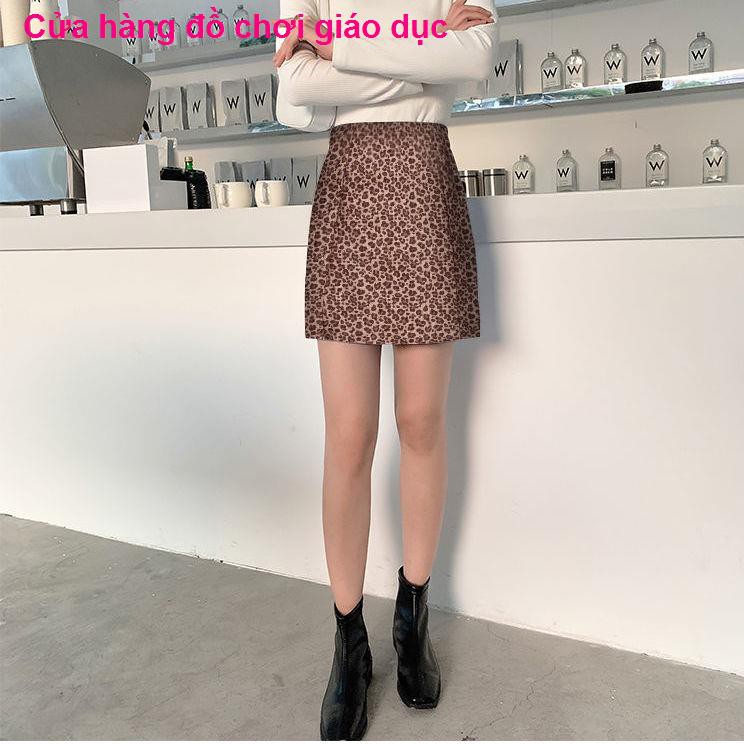 SHOP XINH Thời trang xuân hè phong cách mới khí chất nửa váy cao cấp phiên bản Hàn Quốc mỏng và phối túi ngang hông nữ <