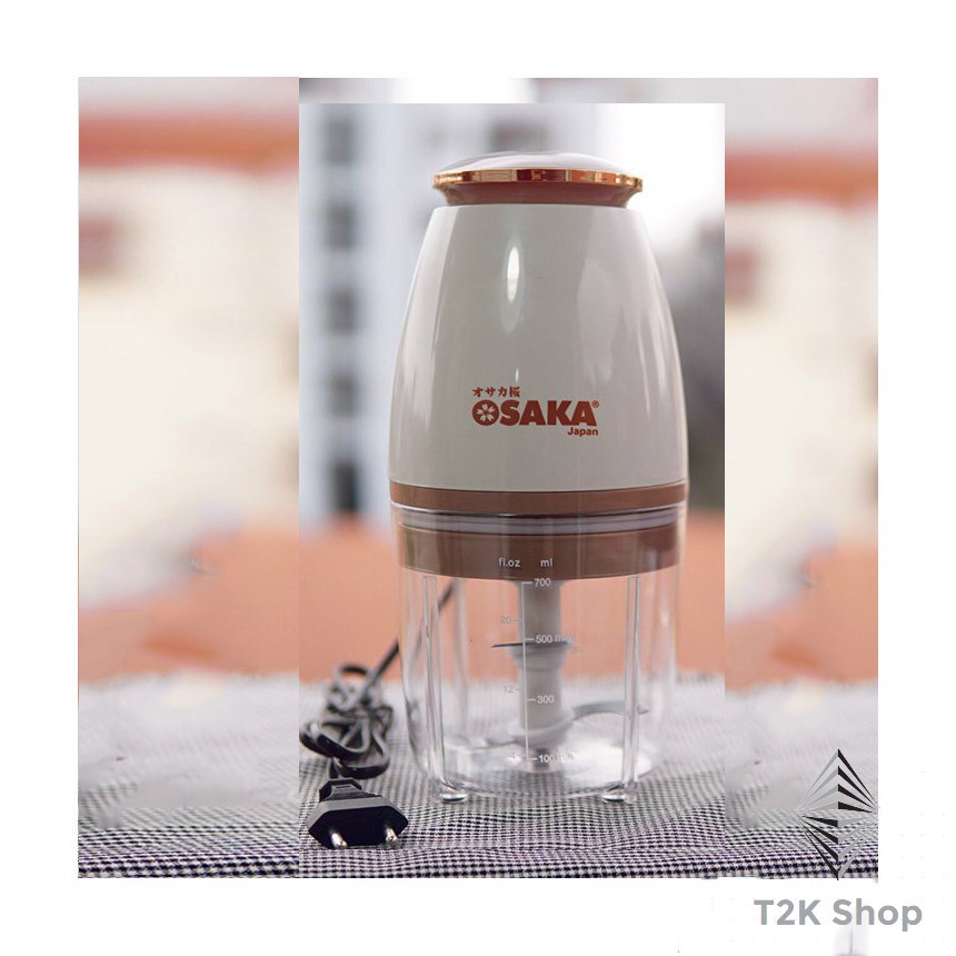 Máy Xay Đa Năng OSAKA Nắp ĐỒNG 2 Tầng Xay thịt, Nghiền Đá,Trộn Rau Củ Quả N in 1 [NẮP ĐỒNG]