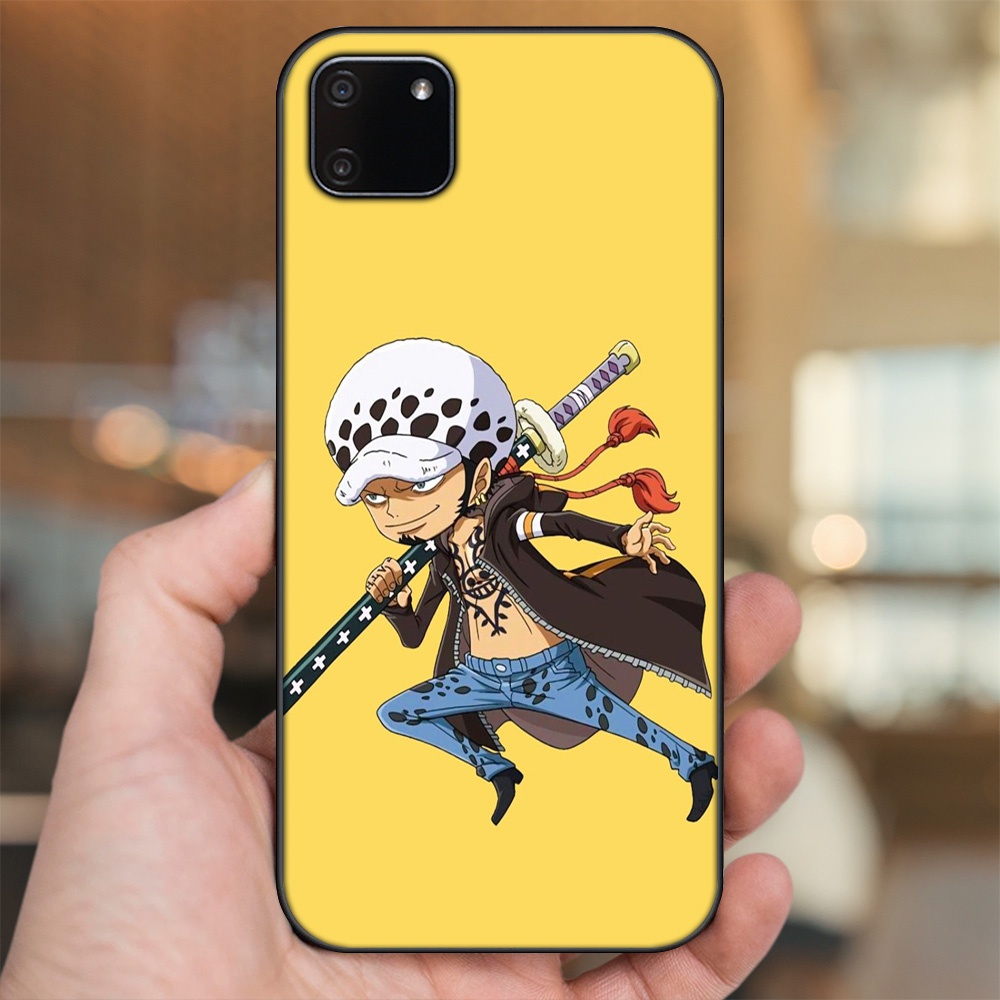 Ốp lưng Realme C11 2020 viền đen in hình Law One Piece