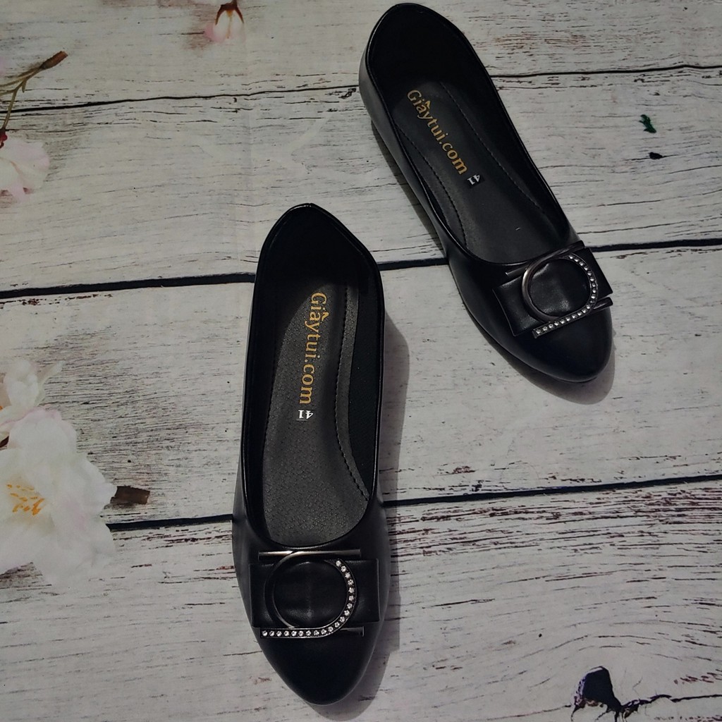 { BIG SIZE } { ẢNH THẬT } giày búp bê mã 01, giày bệt nữ big size từ 36 đến 42 | BigBuy360 - bigbuy360.vn