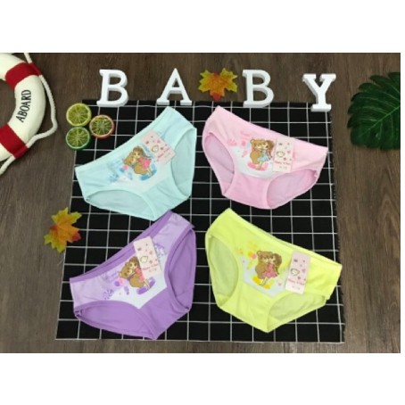 Set 4 quần chíp cotton cho bé gái