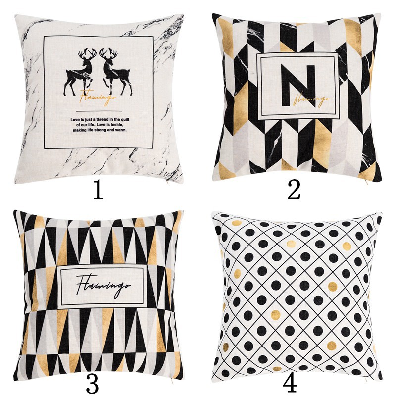 Áo gối hình vuông nhiều kiểu dáng dùng trang trí nội thất tiện dụng | BigBuy360 - bigbuy360.vn