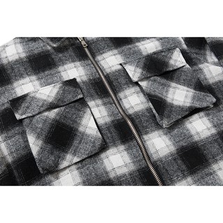 New ☆ASK☆check long sleeve shirt