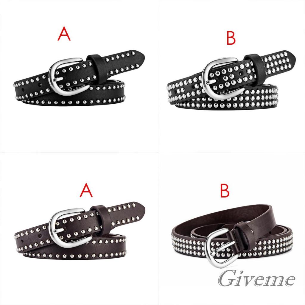 Thắt Lưng Da Pu Khóa Hợp Kim Dễ Phối Đồ