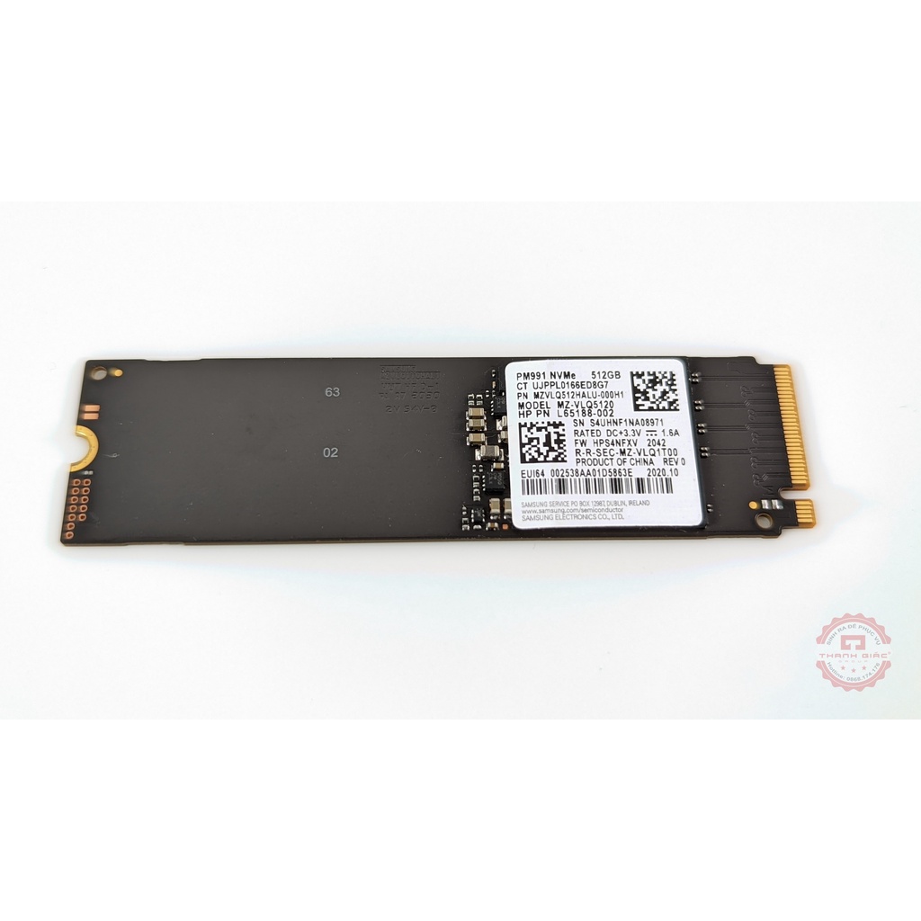 Ổ cứng SSD Samsung NVMe PM991 512GB M.2 2280 PCIe Gen3 x4 - Bảo Hành 3 Năm