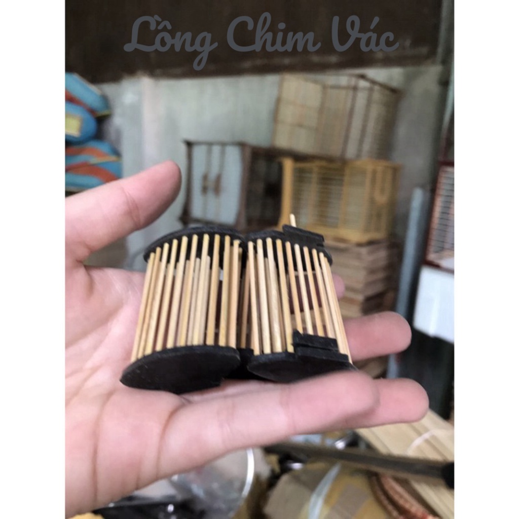 RỌ ĐỰNG DẾ TRE ĐEN KHUYÊN & MÀO - Lồng Chim Vác