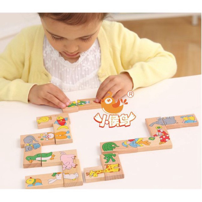 BỘ DOMINO ANIMAL - NỐI ĐUÔI CON VẬT (1184DDV)