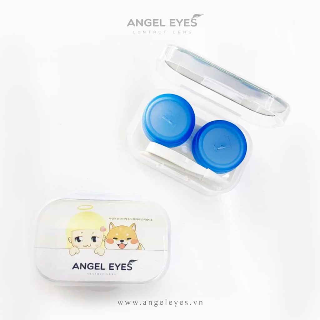 [TẶNG KÈM QUÀ] Lens nâu tự nhiên MY CHOCO - Lens mắt nâu Angel Eyes chất liệu Silicone đường kính 13.5mm - Độ cận 0-8