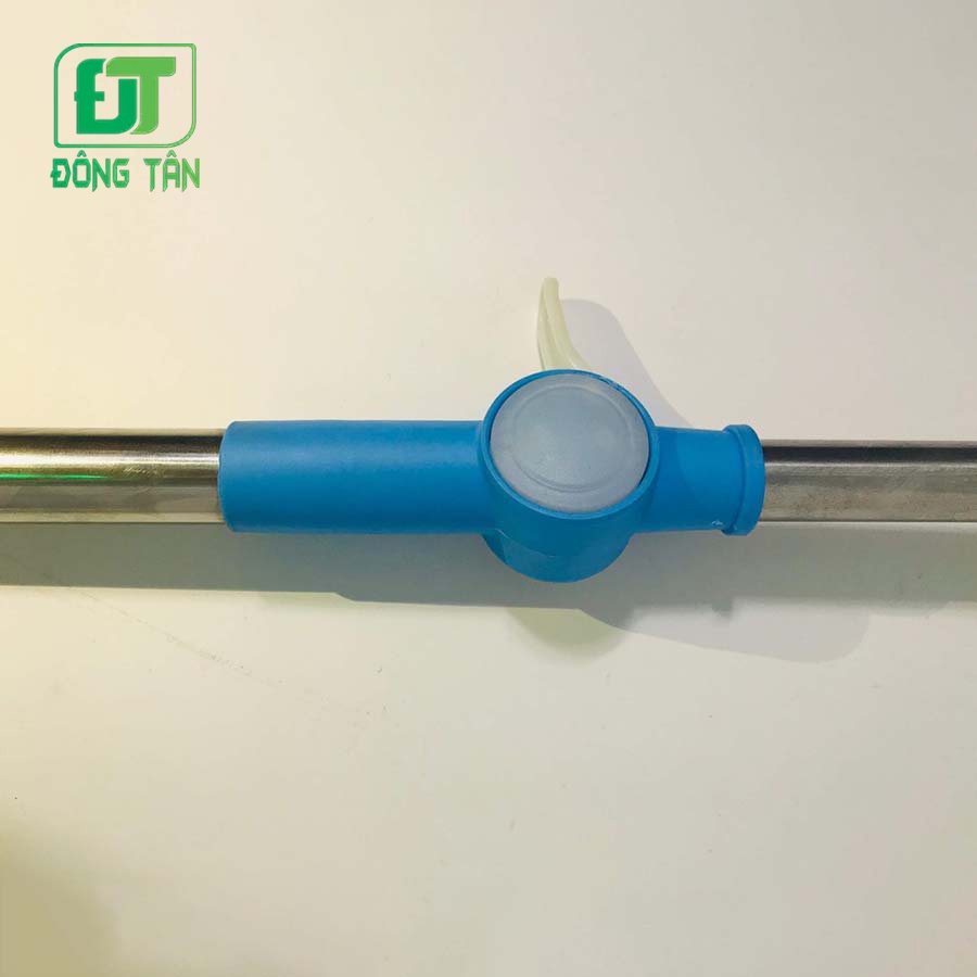 Cây Lau Nhà, Chổi Lau Nhà 360 Độ ĐÔNG TÂN Mâm Inox Gắn Bông Bằng Sợi Cotton 100%