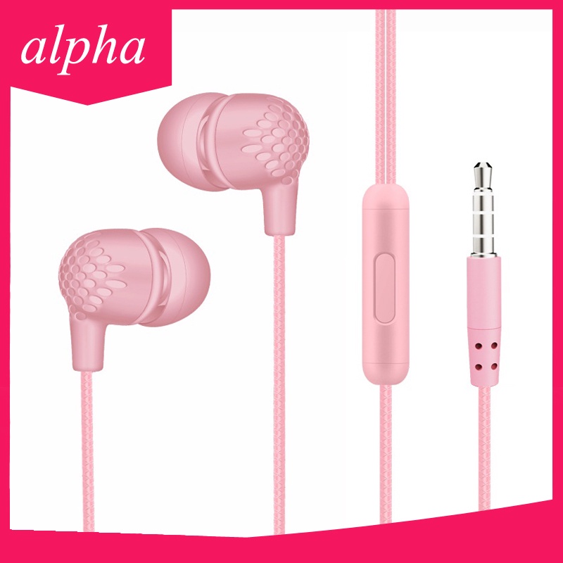 Tai nghe Tai nghe in-ear 3.5mm có dây với micrô cho điện thoại Samsung OPPO
