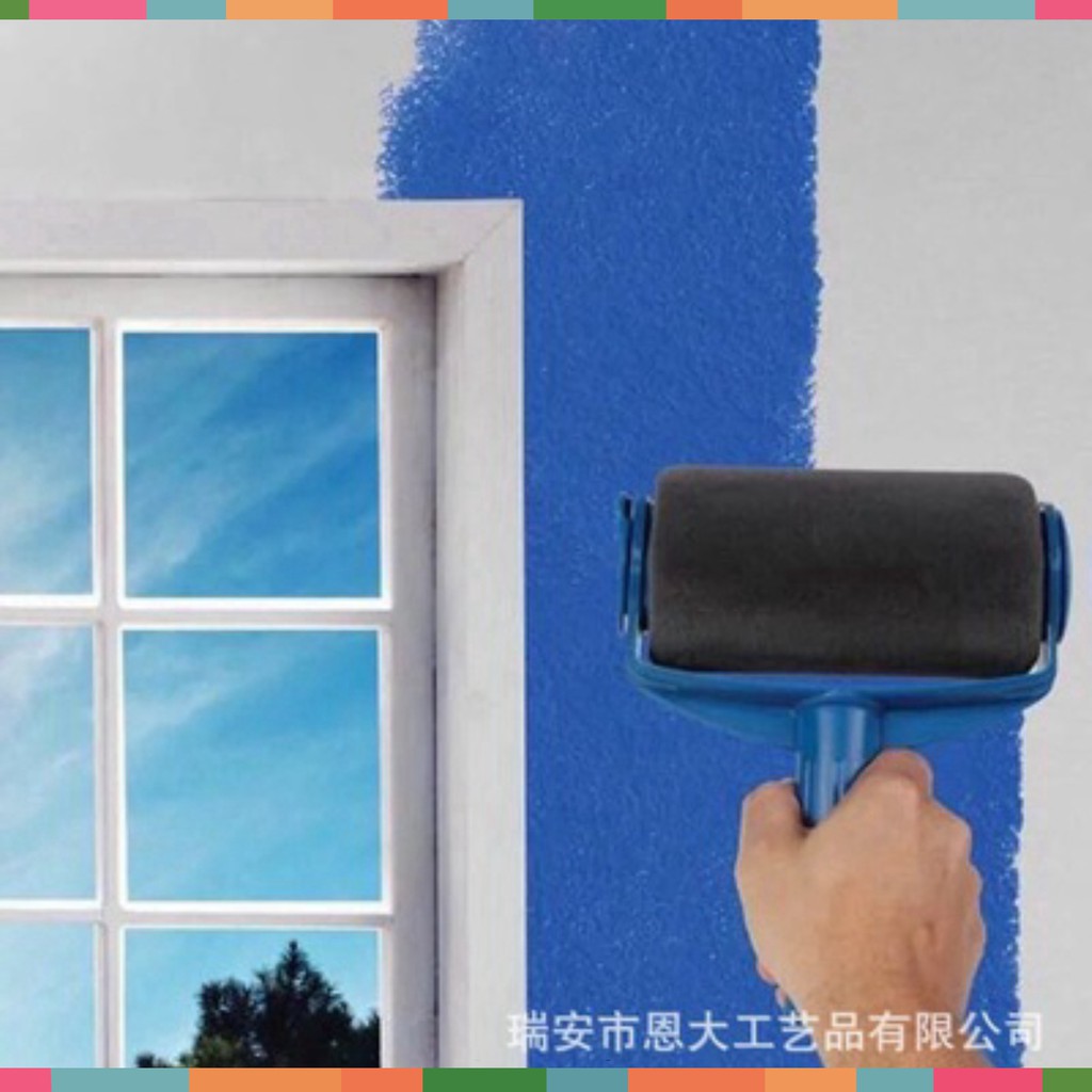 Chổi lăn sơn thông minh hợp kim nhôm không gỉ - Bàn chải Tự sơn nhà cửa cực nhanh HOT ITEM