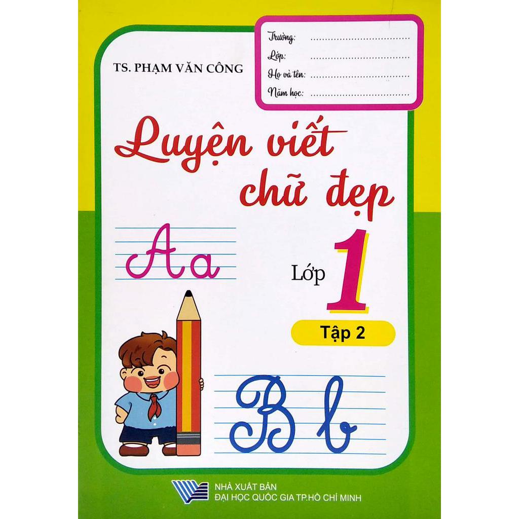 Sách Luyện Viết Chữ Đẹp Lớp 1 - Tập 2