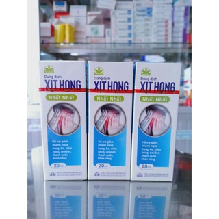 Xịt họng nhất nhất 20ml/ xịt họng xuyên tâm liên/ xịt họng keo ong