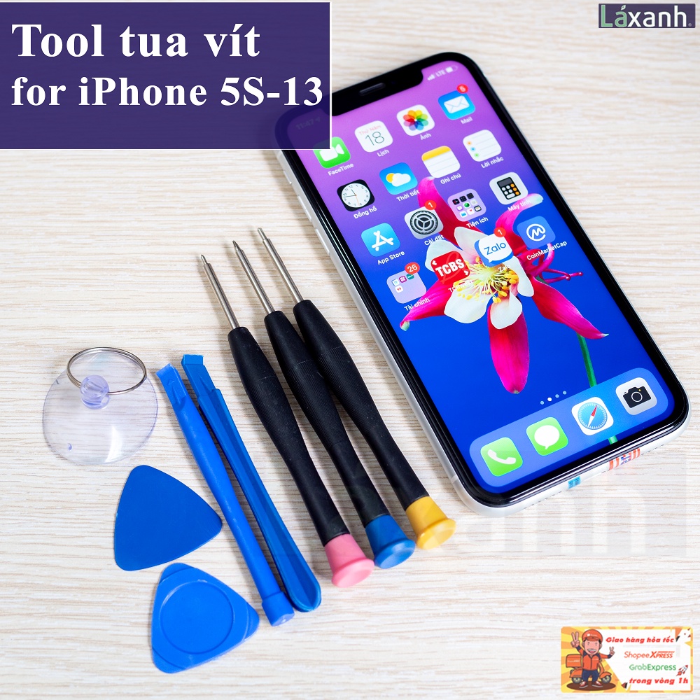 Bộ tua vít công cụ tool mở điện thoại Expert for disassembling Tool for iPhone - Ron keo seal chống nước iP 6 - 12