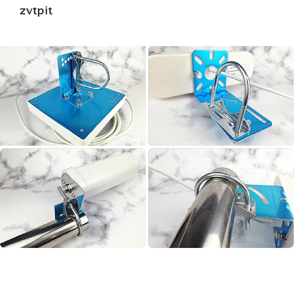 [ZVPT] Antenna Mast Clamp Bracket Antenna Mount Clamp U-Bolt For Helium Miner Antenna DSF