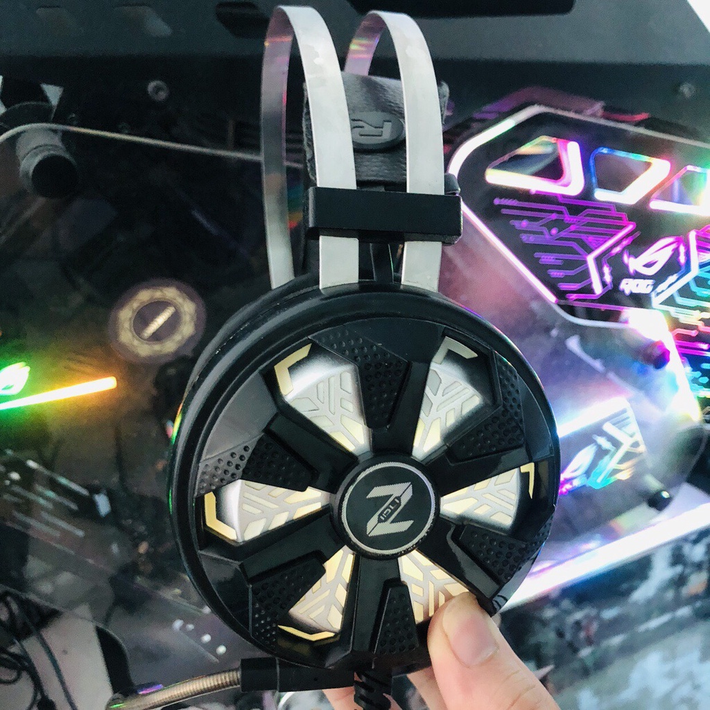 Tai Nghe Chính Hãng Zildli zh7 GL 7.1 Cũ Thanh lý ( Có Rung) Âm Thanh Cực Ngầu Led 7 Màu Chất Lượng -Tai Nghe Game Thủ