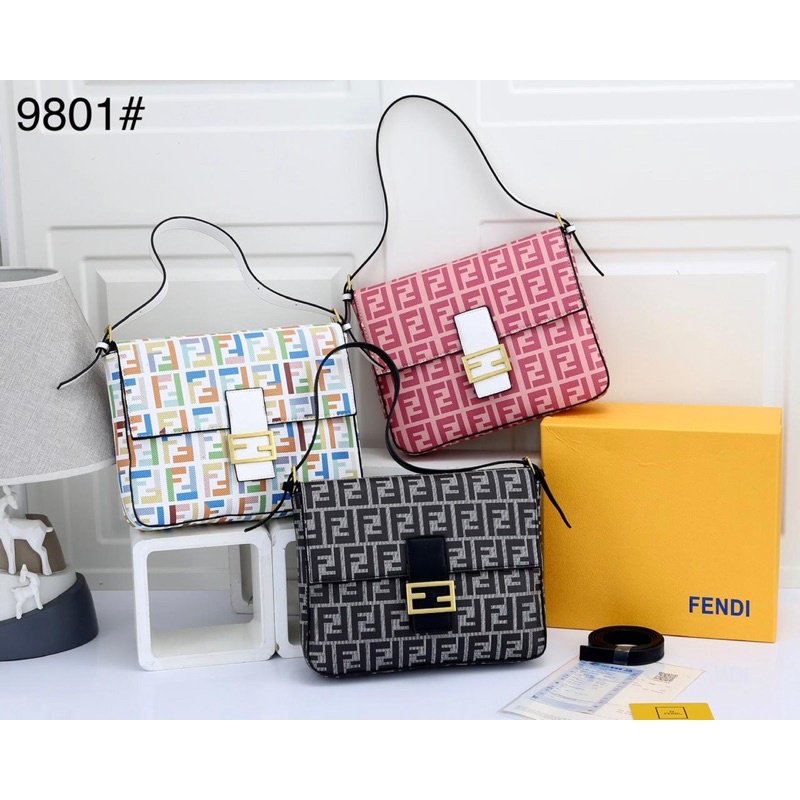 Set 9801 thẻ bài Fendi SHOULDER BAG