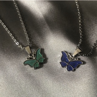 Color-changing Butterfly Necklace