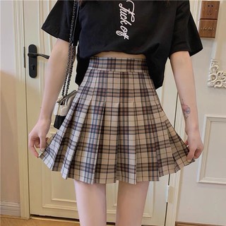 😍 Chân váy caro xếp ly cạp cao😍 order