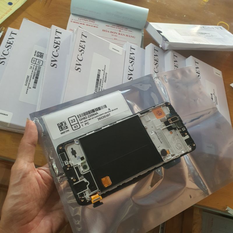 Màn hình samsung a51 zin có khung BAO TEST ĐỔI TRẢ