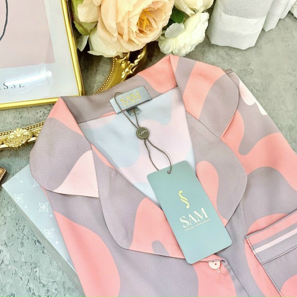 SET đồ pijama nữ mặc nhà hãng Sam, Bộ đồ Luxury cao cấp siêu mềm mịn dáng đùi thỏa mái trẻ trung năng động tiết độc đáo