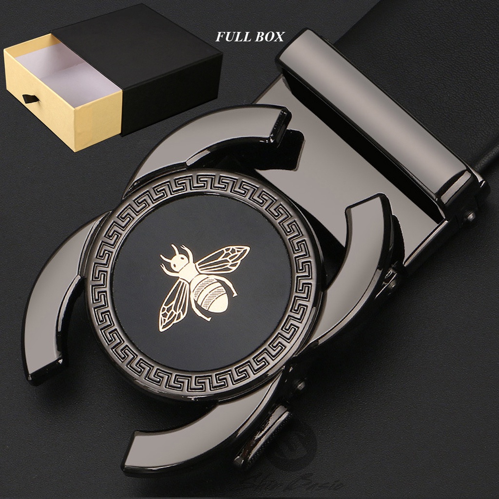 Dây Thắt Lưng, Nịt Nam Da Bò Cao Cấp - ShinBasic, Khoá Tự Động, Bảng Đẹp, Thời Trang Công Sở, Trẻ Trung BELT04-2