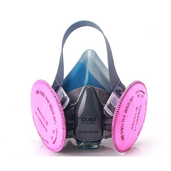 Mặt nạ lọc bụi Hàn Quốc Cherry-1, đã kèm 2 phin lọc - chống khí gas, khử mùi hơi hữu cơ