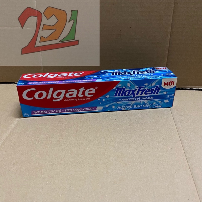 [200g][Bạc Hà ] Hộp Kem Đánh Răng Colgate