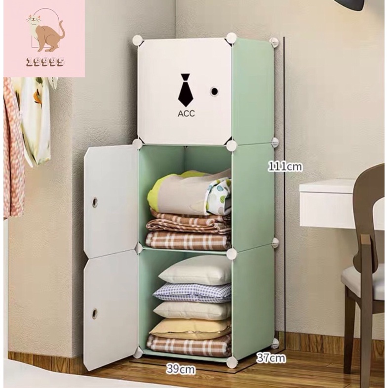 [MẪU MỚI] TỦ NHỰA LẮP GHÉP 3 Ô SÂU 47 ĐỰNG QUẦN ÁO VẬT DỤNG CÁ NHÂN