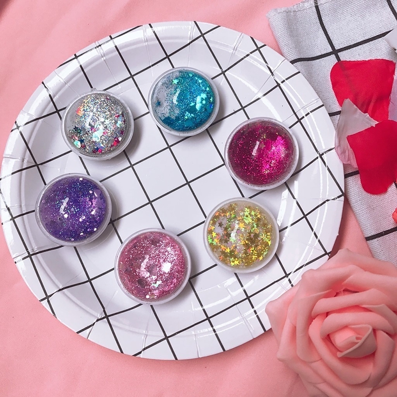 Giá đỡ điện thoại phối kim tuyến nước lấp lánh nhiều màu sắc dễ thương | BigBuy360 - bigbuy360.vn