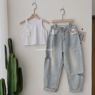 ÁO BA LỖ CROPTOP