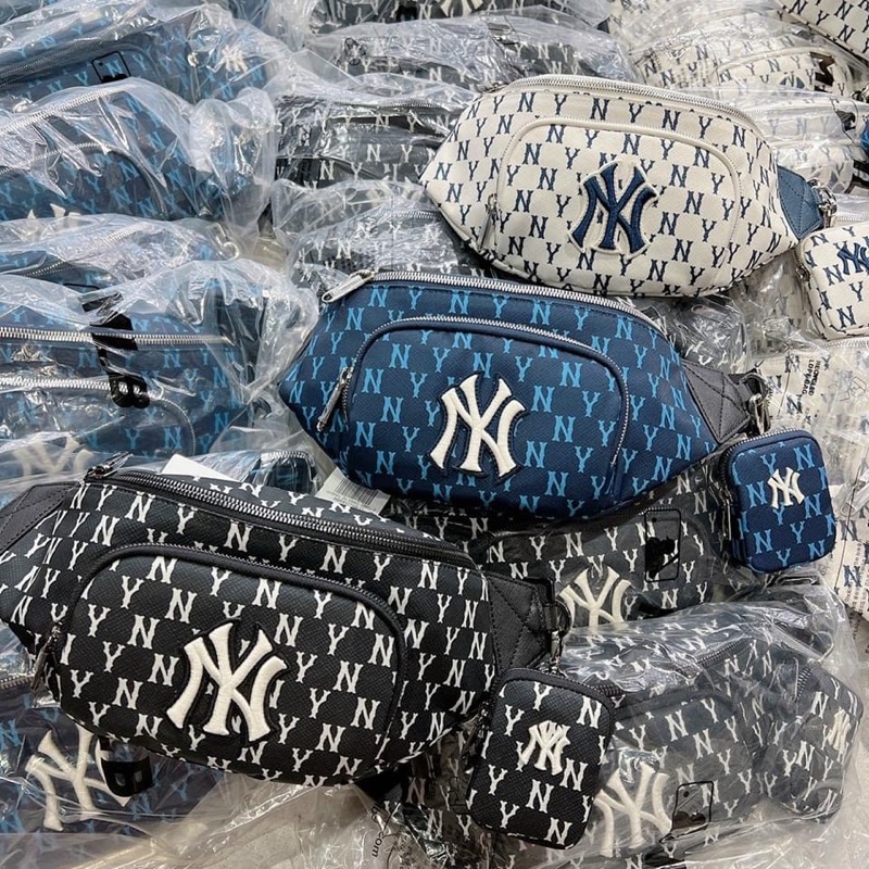 Túi bao tử MLB bản monogram