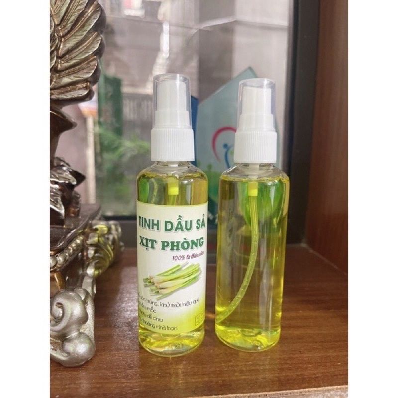 Tinh dầu xả xịt thơm phòng khử mùi đuổi muỗi kiến gián thơm phòng lọ 100ml