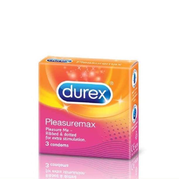 Bao cao su Durex Pleasuremax hộp 3 chiếc bcs gân gai  tạo cảm xúc mãnh liệt Sói.official