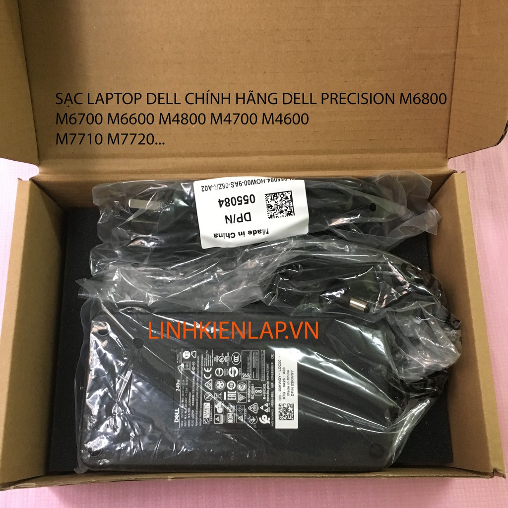 Sạc laptop dell 240w chính hãng cho dell precision alienware