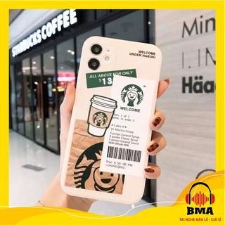 Ốp lưng xiaomi redmi 9T/10/ note 10 /note 8/note 9s/note 7/9A/note 8 pro/8/9 mẫu Starbucks dẻo cạnh vuông