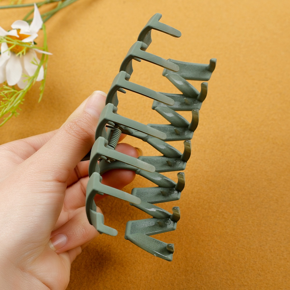 [Mới] Kẹp Tóc / Kẹp Tóc Đuôi Ngựa Cỡ Lớn Họa Tiết Da Báo / Hạt Kẹp Tóc Đơn Giản Thời Trang Cho Nữ