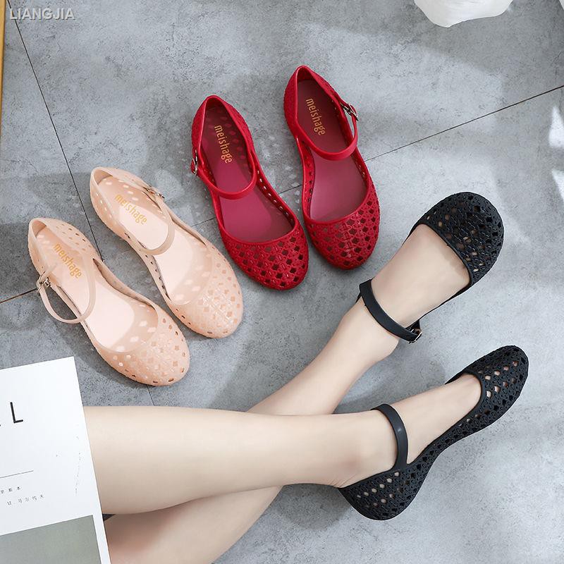 Giày đế bệt chống trượt làm từ nhựa dẻo thiết kế kiểu dáng mới thời trang nữ