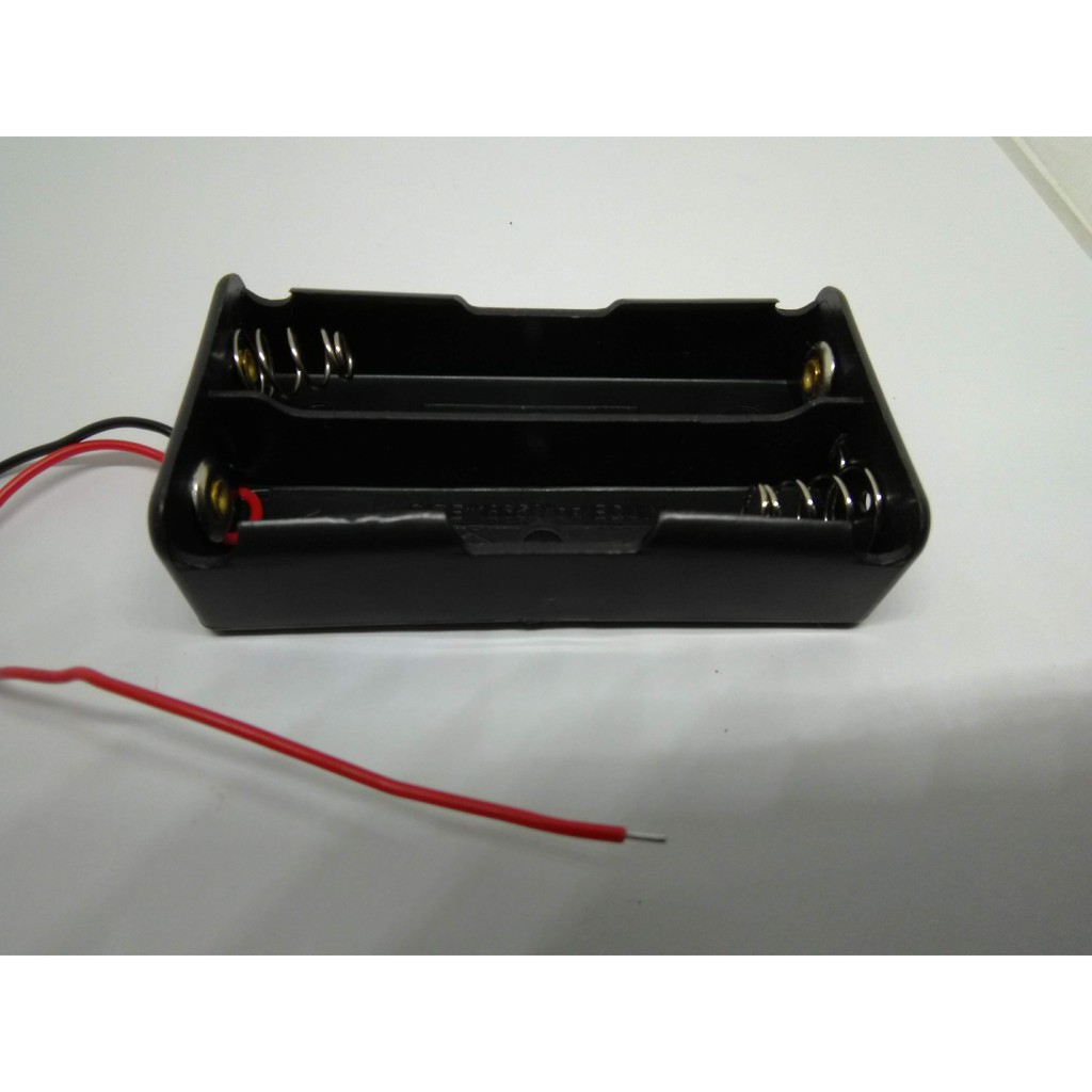 Đế pin 18650 2 cell mắc nối tiếp (khay gắn nối tiếp 2 pin 18650)