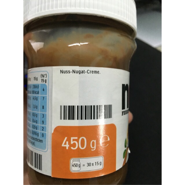 Bơ socolate Nutella 450g