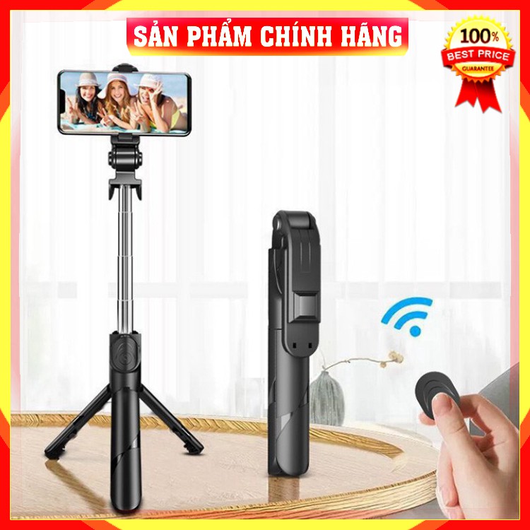 Gậy Chụp Ảnh Tự Sướng 3in1 có Bluetooth 3 Chân Đa Năng Chụp Hình, Giá đỡ điện thoại livestream | BigBuy360 - bigbuy360.vn