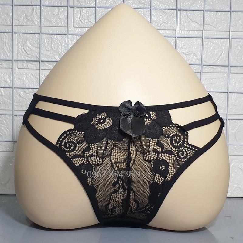 Quần lót nữ QN.21 chất thun ren phối dây đẹp cho chị em - ẢNh shop chụp