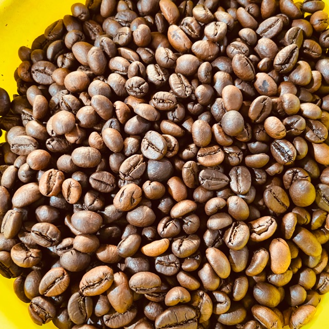 Cà phê rang mộc Mix Robusta và Arabica nguyên chất túi 500g hàng mới ra lò..